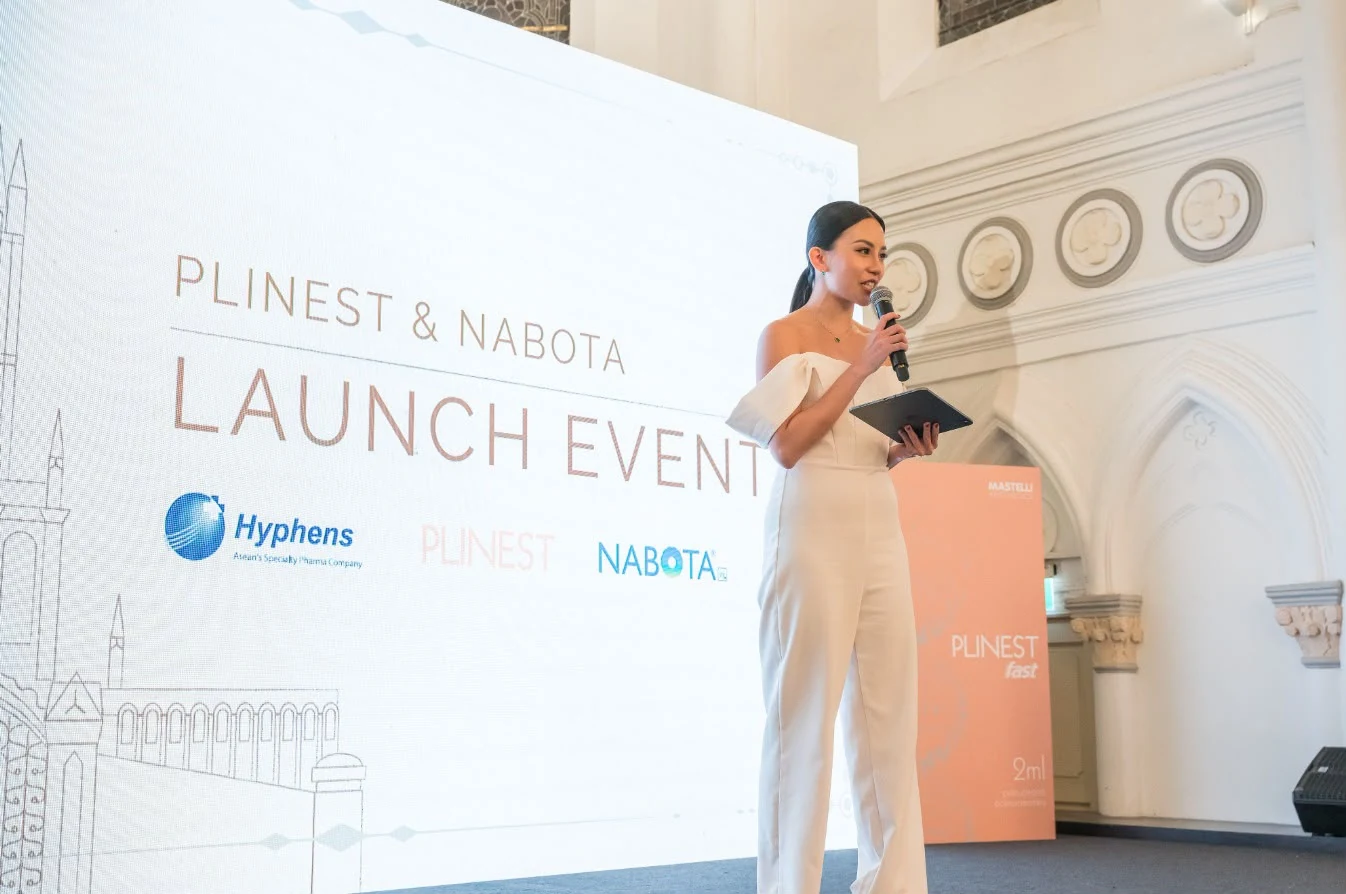 Fiona Loh hosting the Plinest & Nabota Launch Event