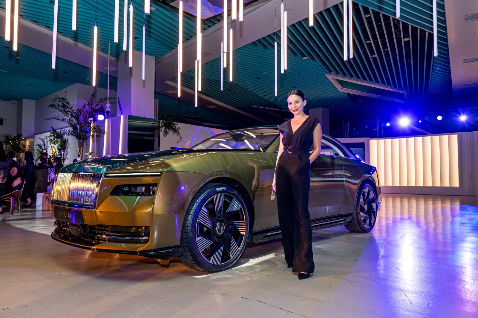 Fiona Loh at a luxury automotive event