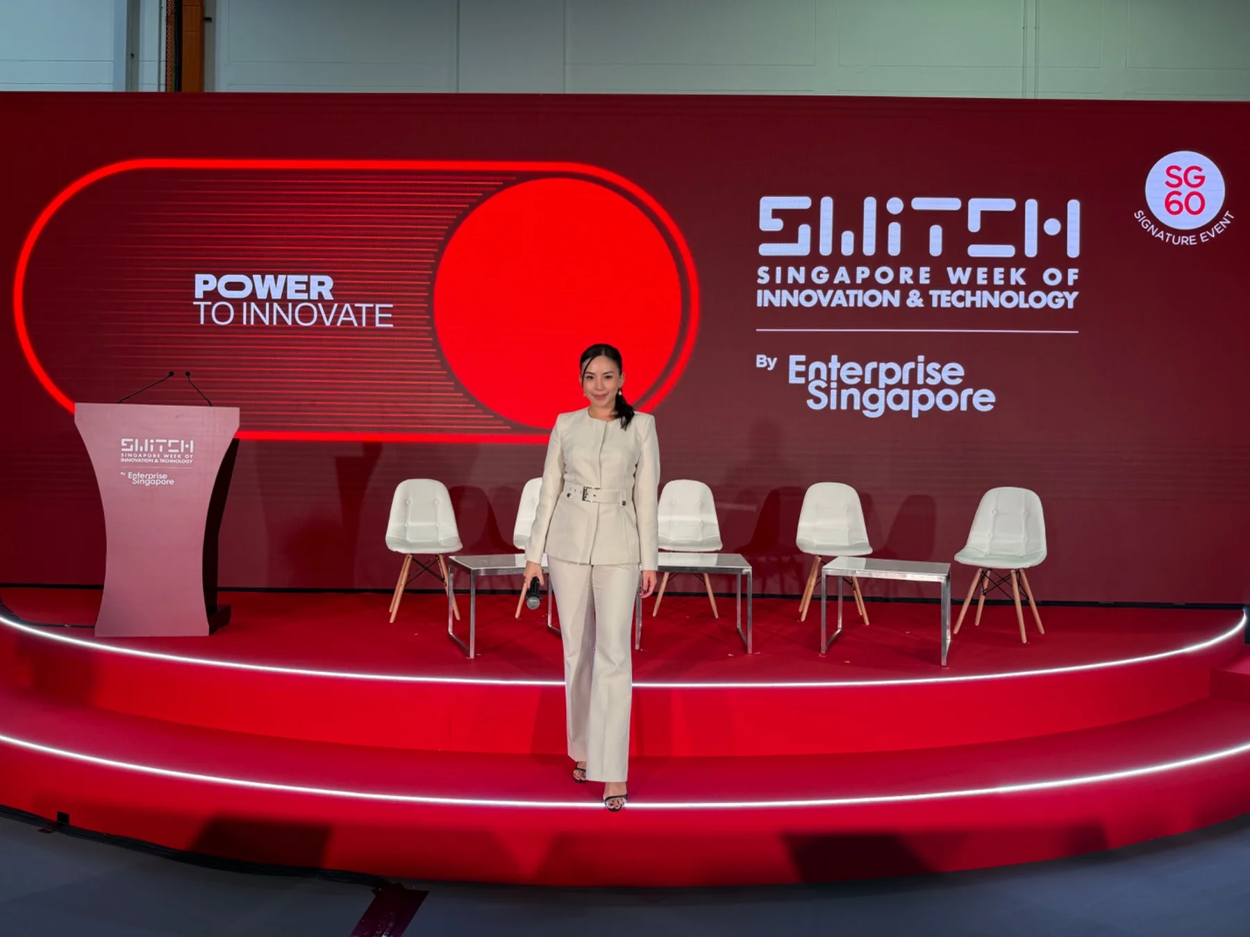 Fiona Loh hosting SWITCH Singapore